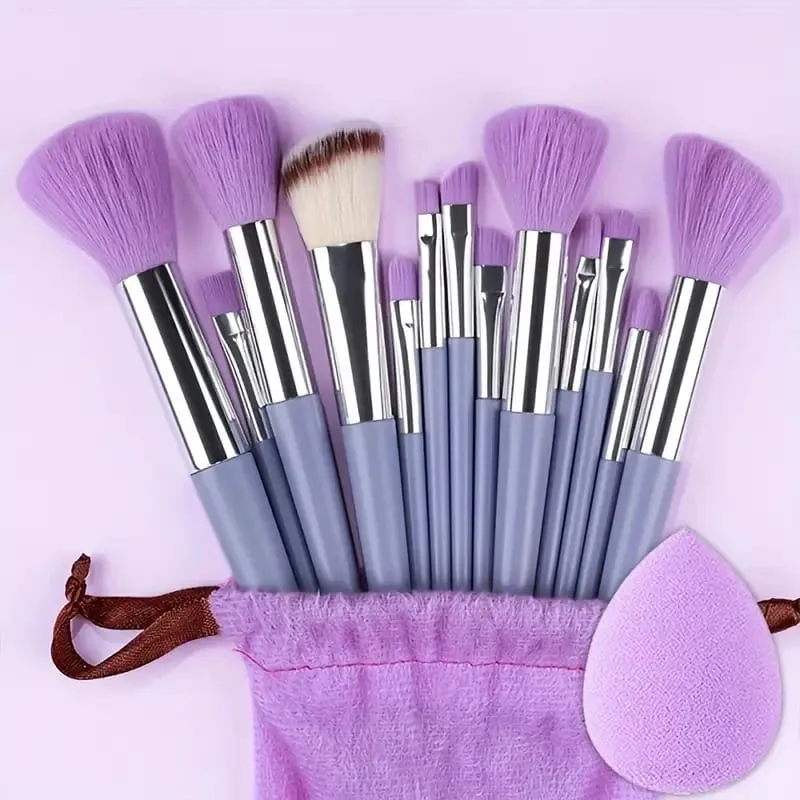 8-13Pcs Premium Makeup Brushes Set for Cosmetics Foundation Blush Powder Eyeshadow Kabuki Blending Makeup Brush Beauty Tool — image 21