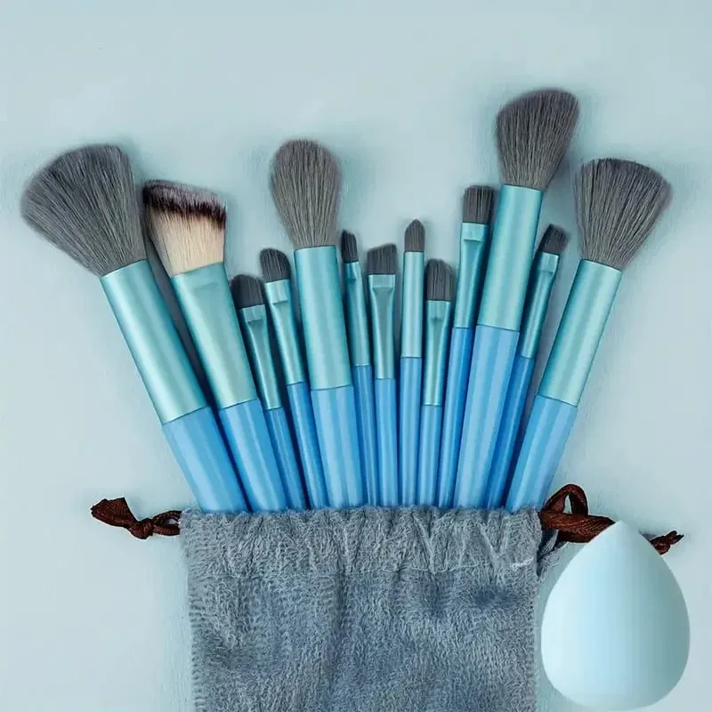 13Pcs Makeup Brush Set Soft Fluffy Cosmetic Foundation Powder Eyeshadow Kabuki Blending Make Up Brush Beauty Tool Makeup — image 16