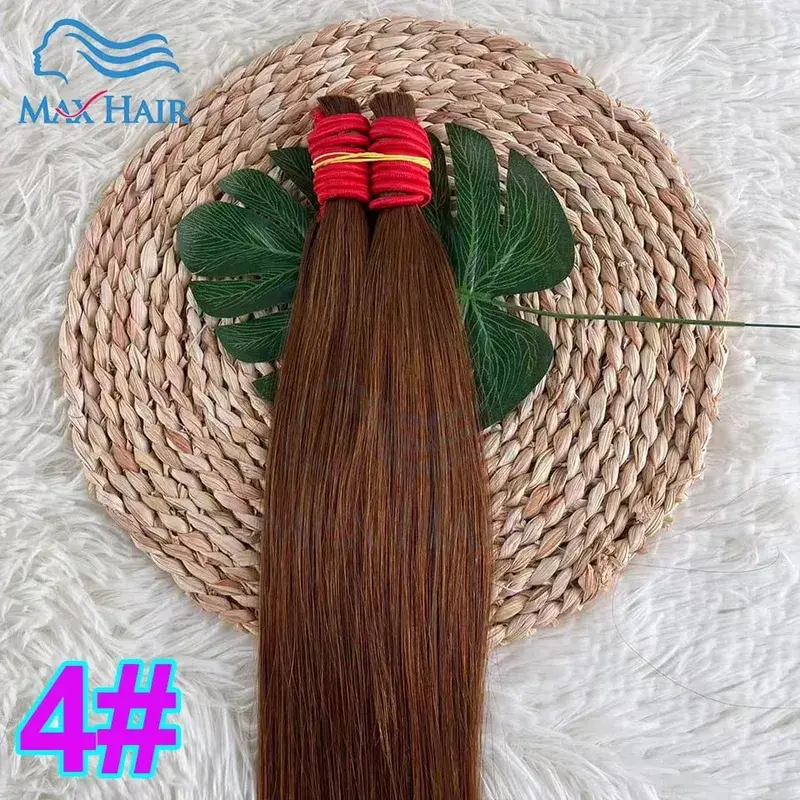 Human Hair Bulk No Weft 100% Bundles 613 Straight Highlight Original Bulk Extensions Russian Natural Unprocessed Blonde Hair — image 10
