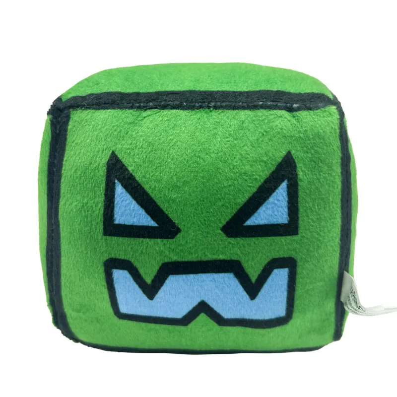Geometry Plush Toy Cube Volume Wood Stuffed Animal Plushie Doll Toys for Kids and Gaming Fans Children's Day Birthday Gift