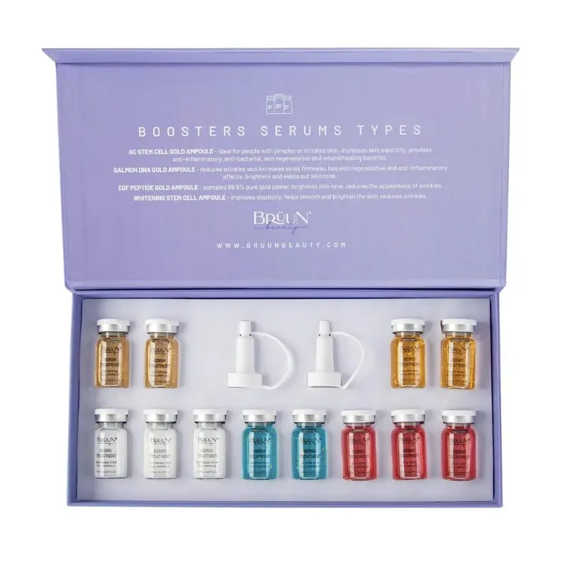 Salmon DNA Serum Dr.Pen Starter Kit Foundation Peptide AQUA Stem Cell Serum Essence Moisturise Face Skin Care 4Vials/12vials — image 10