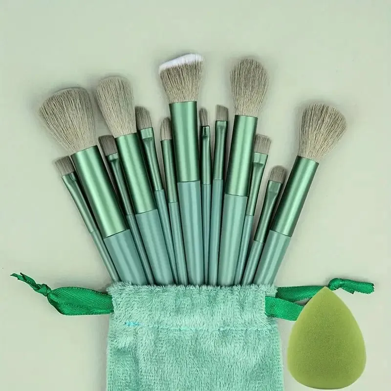 13Pcs Makeup Brush Set Soft Fluffy Cosmetic Foundation Powder Eyeshadow Kabuki Blending Make Up Brush Beauty Tool Makeup — image 11
