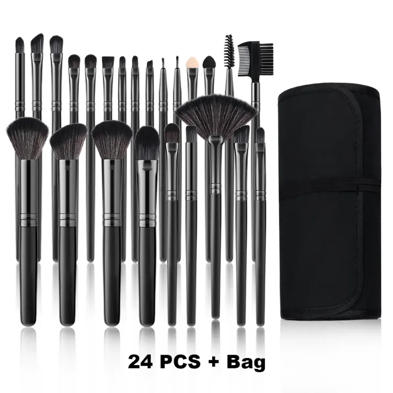 18/32Pcs Makeup Brushes Professional Soft Fluffy Cosmetics Foundation Powder Eyeshadow Kabuki Blending Blush Makeup Brush Tool — image 18
