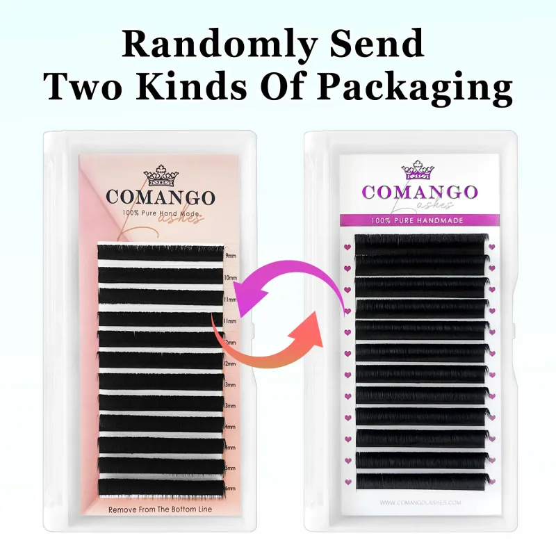CoMango Easy Fan Lashes Extension DIY 2d/3d/4d/10d Faux Mink Blooming Eye Lash Extensions 0.03/0.05/0.07 Makeup Lashes — image 2