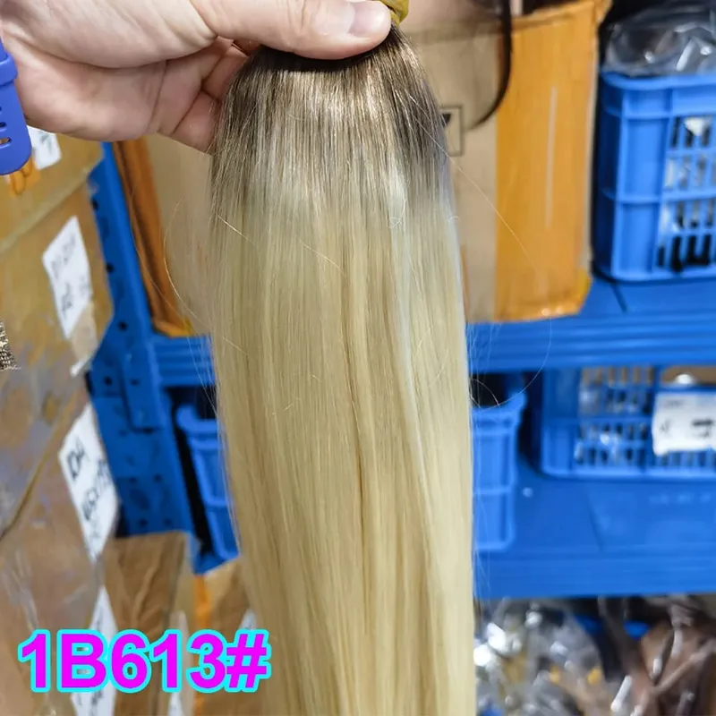 Nano Rings Hair Extension Real Human Hair Invisible Mini Silicone Beads Black Brown Blonde Microlink 100% Human Hair Extensions — image 27