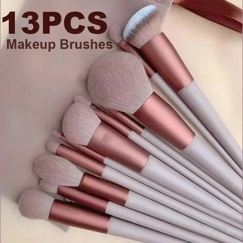 13-20Pcs Makeup Brushes Set Premium Soft Fluffy Cosmetic Foundation Powder Eyeshadow Kabuki Blending Make Up Brush Beauty Tools — image 6