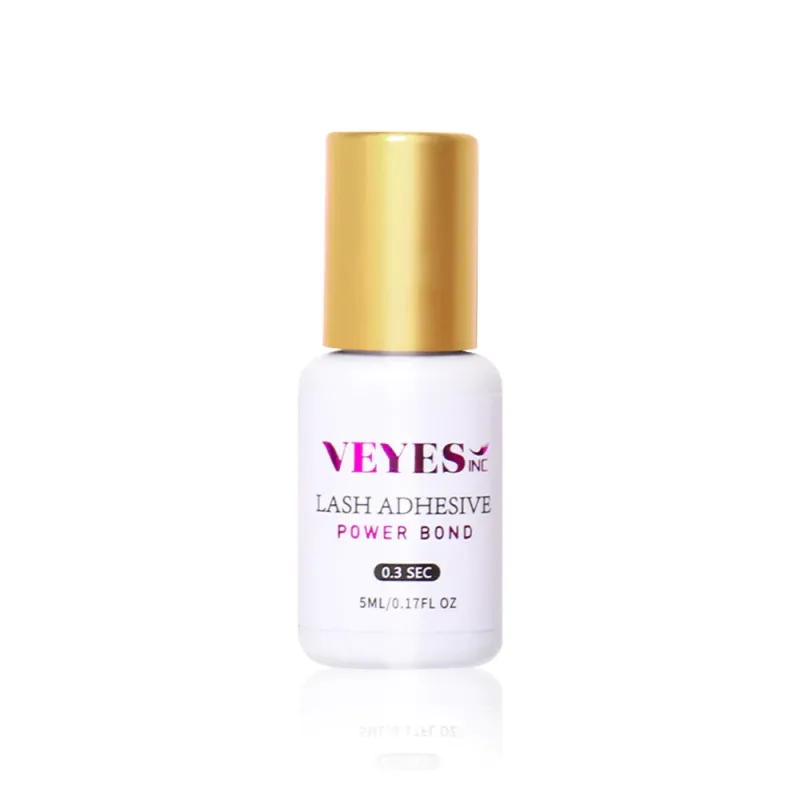 Veyes Inc 5ml/10ml 0,3 giây Keo nối mi Vận chuyển từ Mỹ Veyelash Khối lượng lưu giữ 7 tuần Rõ ràng Chất kết dính mi