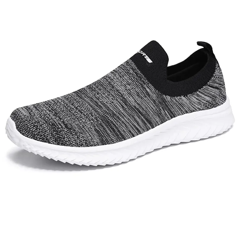Men Vulcanize Shoes Mesh Men Shoes Lightweight Comfortable Men's Sneakers 2025 Autumn Fashion Slip On Flats Shoes Male Loafers — image 13