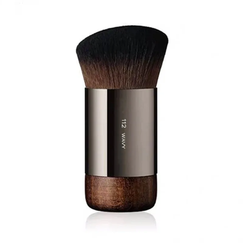 Makeup Brush maquiagemProfessional Makeup Brushes Foundation Brush Loose Power Contour Brush Natural Wood Buffing Woman Beauty — image 4