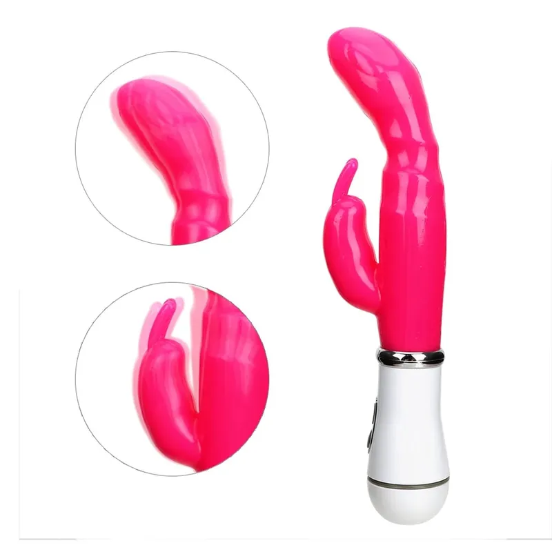 G Spot ארנב ויברטור לנשים כפול רטט דילדו עמיד למים נקבה נרתיק דגדגן לעיסוי צעצועי מין למבוגרים מוצרים ארוטיים — image 1