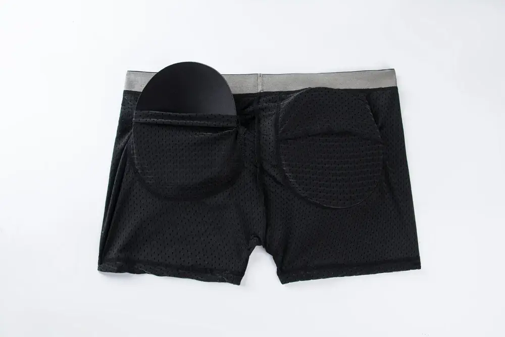 Mens Underwear Boxer Mesh Mens Padded Underwear with Hip Pads Men's Boxers Butt Padded Elastic Truncks Enhancement — image 25