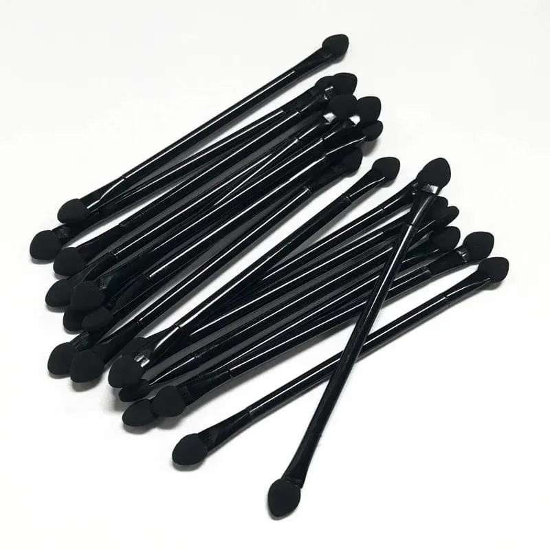 20 Packs Double Head Eyeshadow Brushes 10cm Double-End Eyeshadow Brushes Dual Sides Eyeshadow Sponge Makeup Applicators — image 4