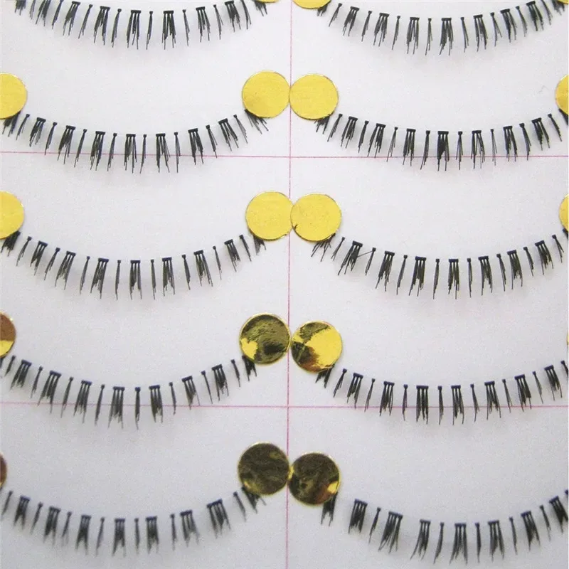 10 Pairs Pro Makeup Different Style Lower Under Bottom Eye Lashes Extension False Eyelashes Tools
