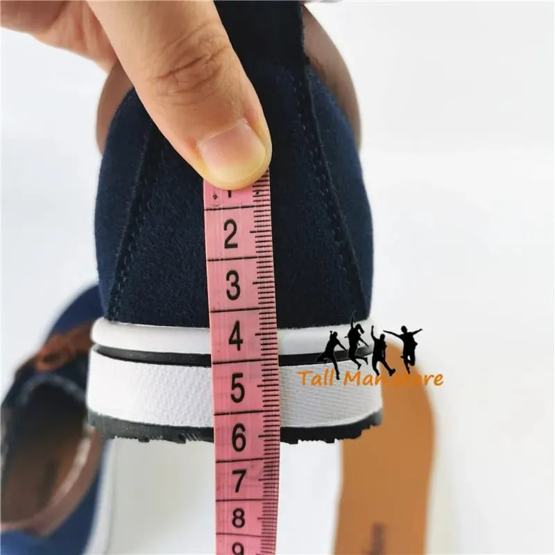 Booster Shoes Lift Men Elevator Sneakers Height Increase Insole 6CM Sport Black Blue Brown — image 2