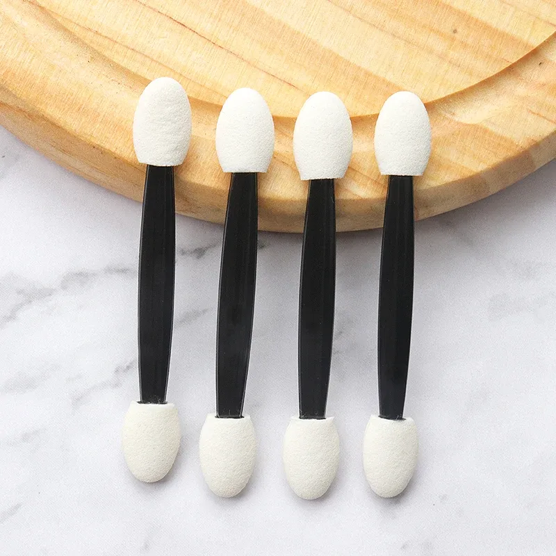 25Pcs Double Head Eye Shadow Brush Eyeshadow Makeup Brushes Applicator Women Cosmetic Sponge Stick Clean Supplies Beauty Tools