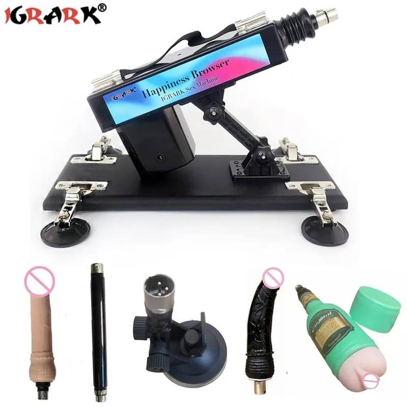 Strong Motor Automatic Vibartor Sex Machine with Dildo Attachments Adjustable Gun Love Machine Sex Toys for Man Women Adult Game — image 28
