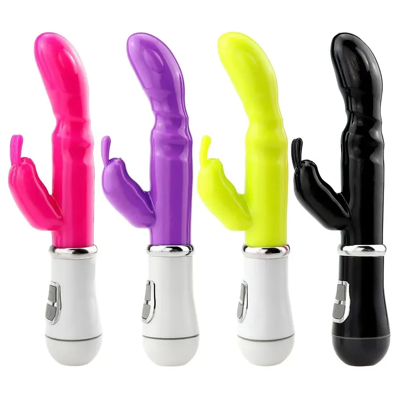 G Spot ארנב ויברטור לנשים כפול רטט דילדו עמיד למים נקבה נרתיק דגדגן לעיסוי צעצועי מין למבוגרים מוצרים ארוטיים — image 3