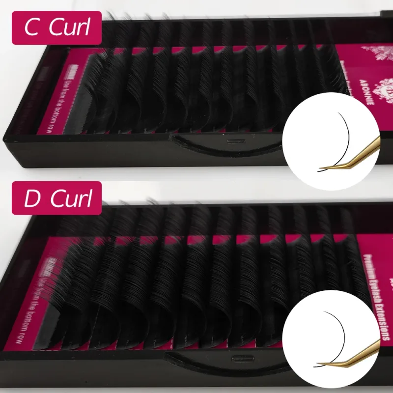 Abonnie 12Lines Individual Mink Eyelashes Premium Volum Lashes Tary Fluffy Eyelash Extension for Eye Beauty Makeup — image 2