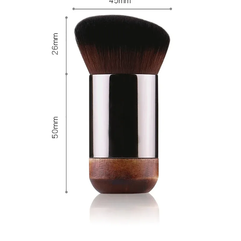 Makeup Brush maquiagemProfessional Makeup Brushes Foundation Brush Loose Power Contour Brush Natural Wood Buffing Woman Beauty — image 5