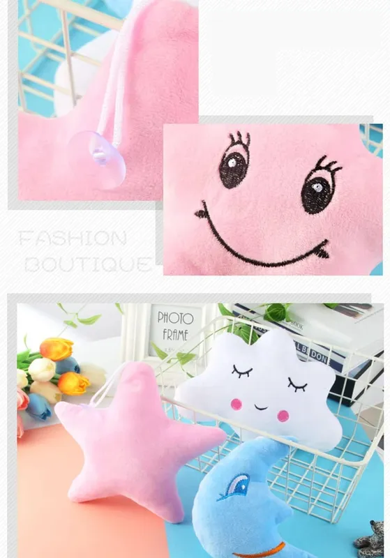 Plush Pillows Moon Star Cloud Shaped Pillow Pink White Blue Room Chair Decor Soft Cushion Stuffed Plush Toys For Children Baby — image 9