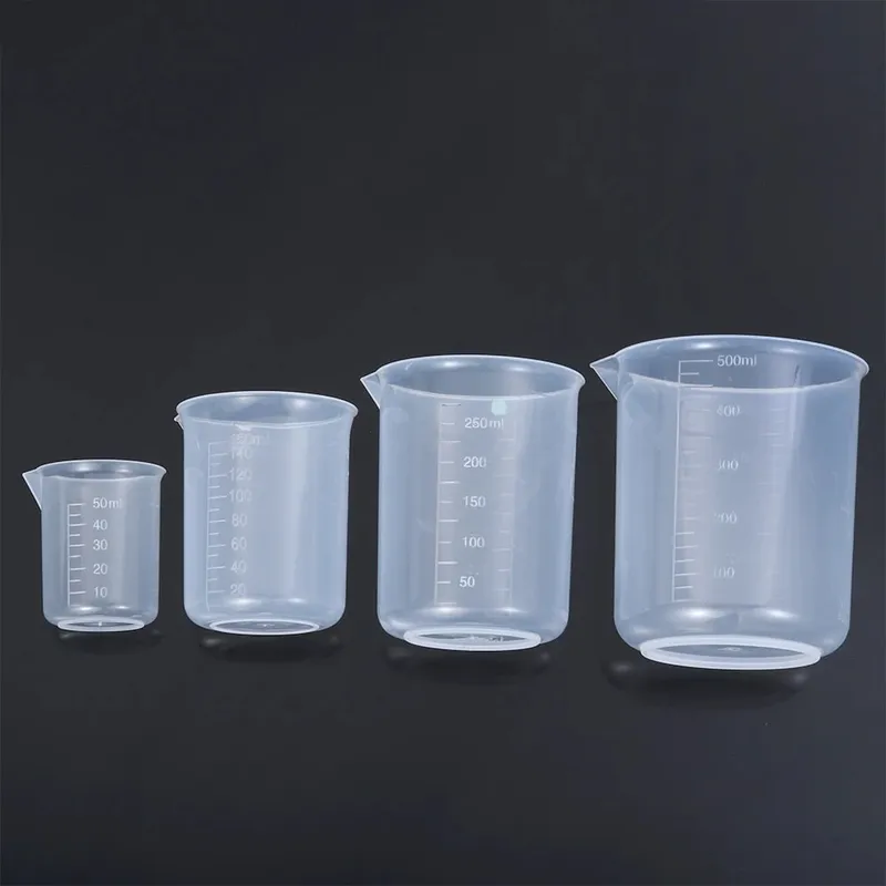 Measuring Cup Transparent Plastic Laboratory Beaker Graduated Liquid Jug Cup Kitchen Baking Cooking Measurement Scale Container — image 6