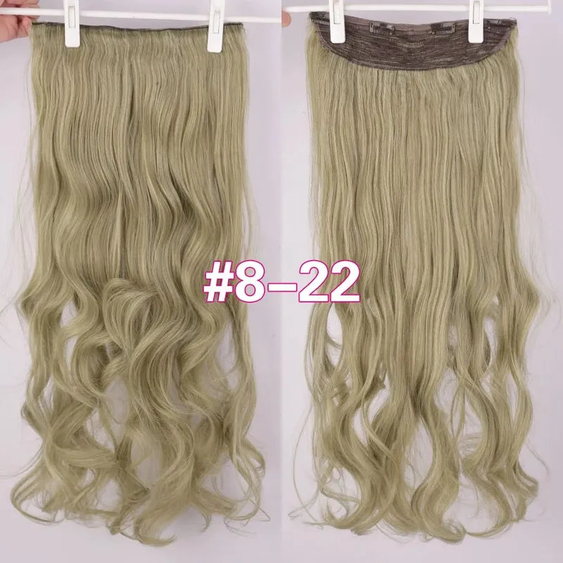 Silike Synthetic Body Wave Clip In Hair Extensions 32 inch 24inch Synthetic Heat Resistant Fiber Curly Clips Hair Extension