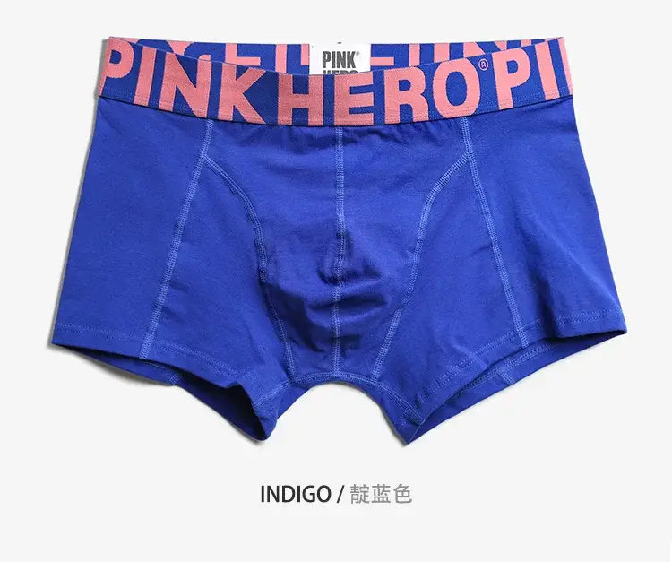 4 Stück PINKHERO Modische Unterhosen für Herren, stilvolle, bequeme und weiche Slips für Herren, Baumwollunterwäsche, Boxershorts, Calzoncillos Hombre — image 9