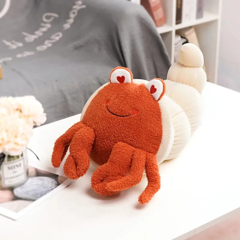 Cute Cloud Plush Pillow Stuffed Soft Creative Family Bread Poached Egg Chestnut Hermit Crab Toy Car Pillow Home Decor Kids Toys