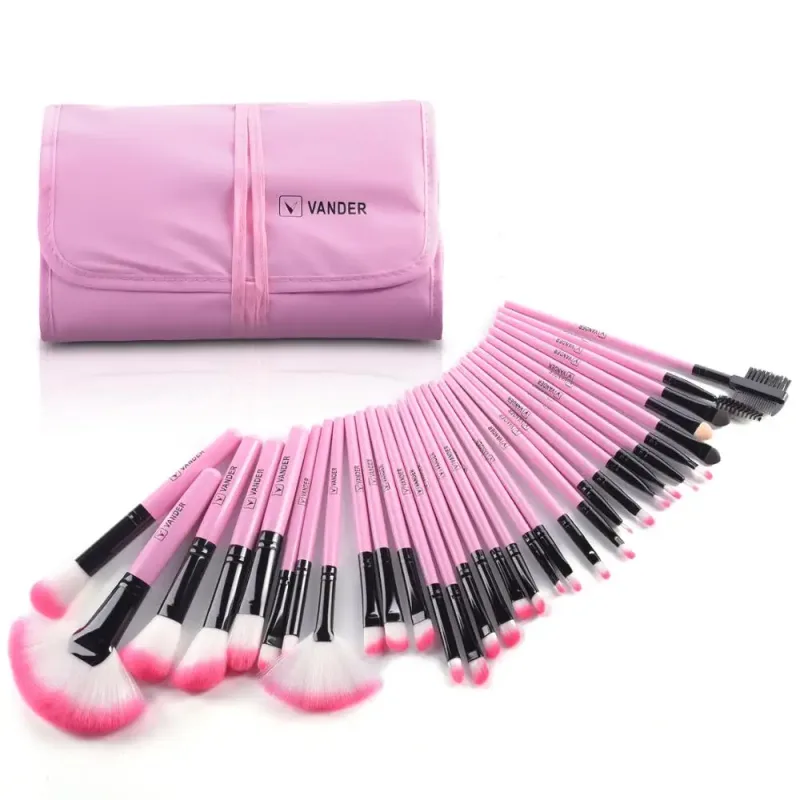 Makeup Brushes Set 32 Pcs Professional Foundation Powder Contour Eyeshadow Blending Make up Brush Multiple Colour
