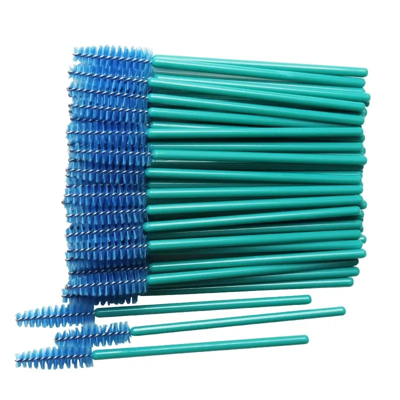 50 Pcs/Set Eyebrow Mascara Wand Eyelash Spoolie Brushes Wholesale Mix Disposable Lash Wands Eyelash Extension Brush Makeup Tools — image 19