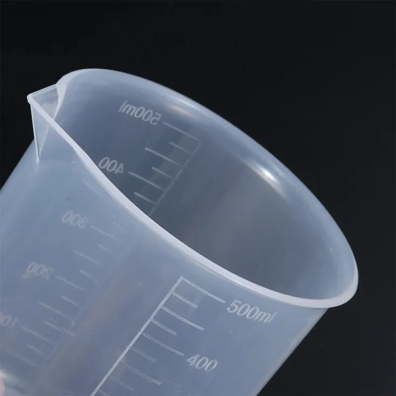 Measuring Cup Transparent Plastic Laboratory Beaker Graduated Liquid Jug Cup Kitchen Baking Cooking Measurement Scale Container — image 10