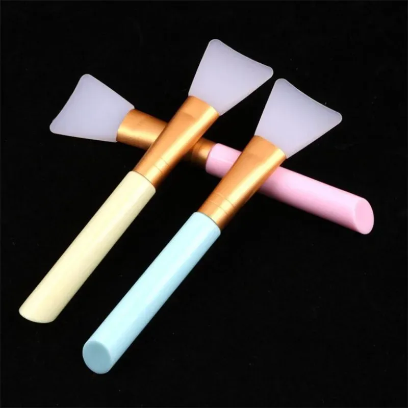 1db Professzionális sminkecsetek Arcmaszk Ecset Szilikon Gél DIY Cosmetic Beauty Tools Alapozó ecset Arc iszap Keverő Smink — image 4