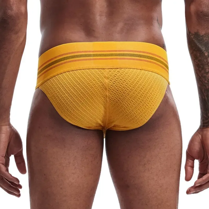 JOCKMAILcuecas De Algodao Masculina Super Wide Waist, Tide High Fork Briefs, High Elasticity Fitness Breathable Men Underground — image 16