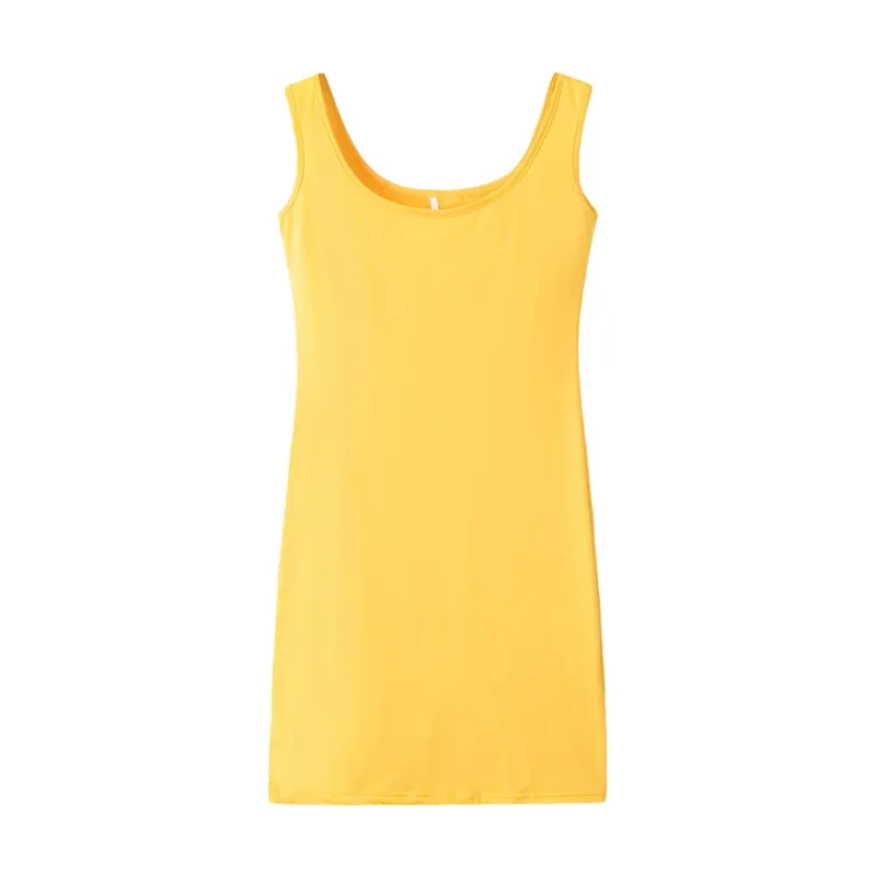 2023 Summer New Women's Solid Color Strap Casual Dress