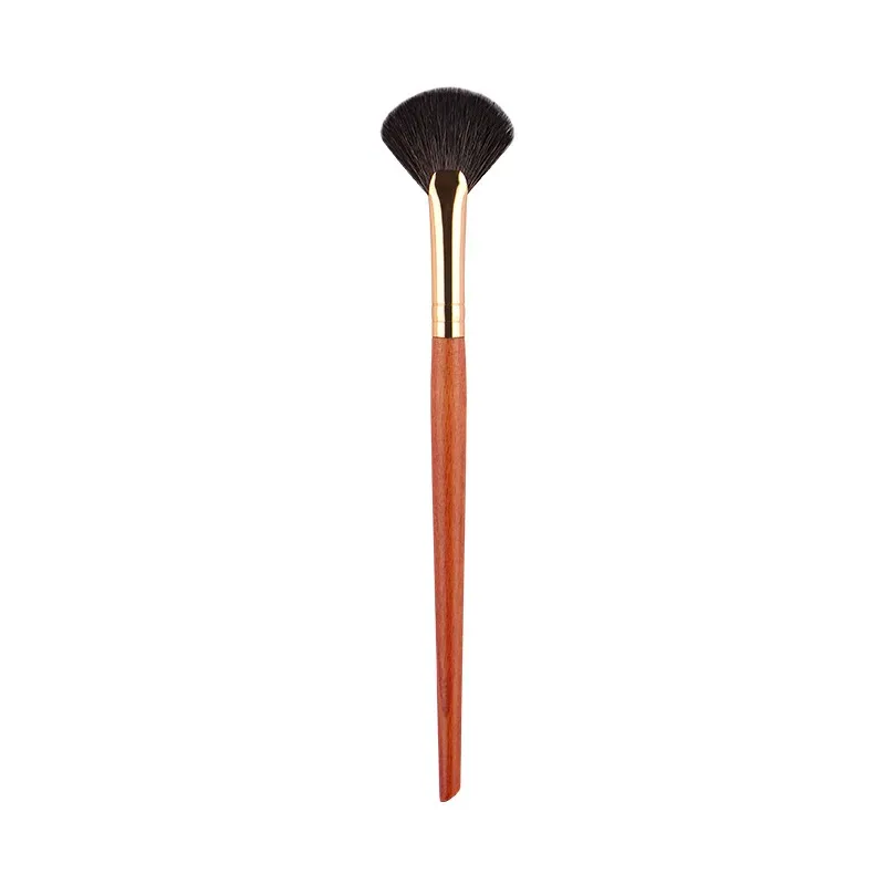 1 piece Small Fan Makeup brushes Highlighter Nose shadow Make up brush Blusher contour exquisite beauty tools Goat hair — image 12