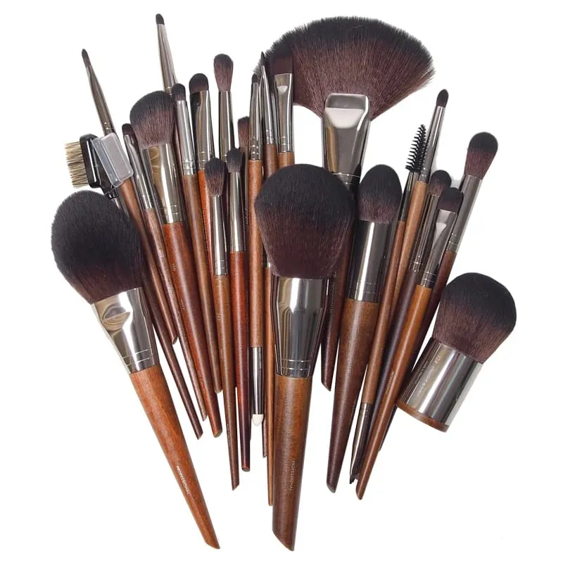 MUF Series Beauty Makeup Brushes 1pcs Original Wood Make up Brush Beauty Eyeshadow Blending Tool Brochas Maquillaje — image 3