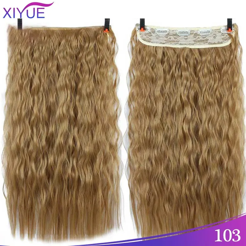 5 Clips Synthetic Hair Long Straight Clip In Hair Extensions False Hair Black Hair Pieces for Women — image 25