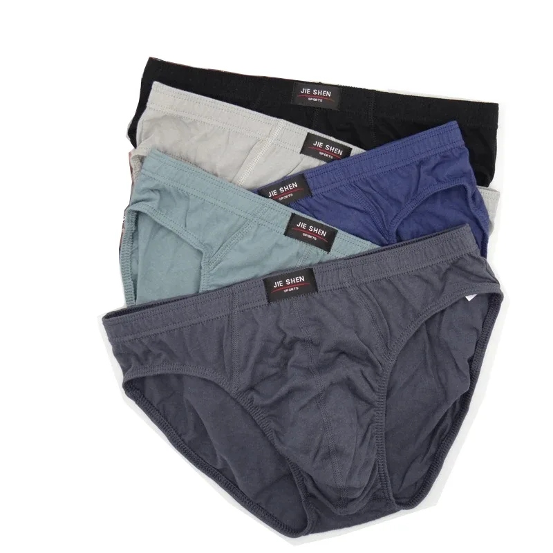 5Pcs/Lot Summer Men's Underwear 100% Cotton Mens Briefs Plus Size Men Underwear Panties 4XL/5XL/6XL Men's Breathable Panties — image 10