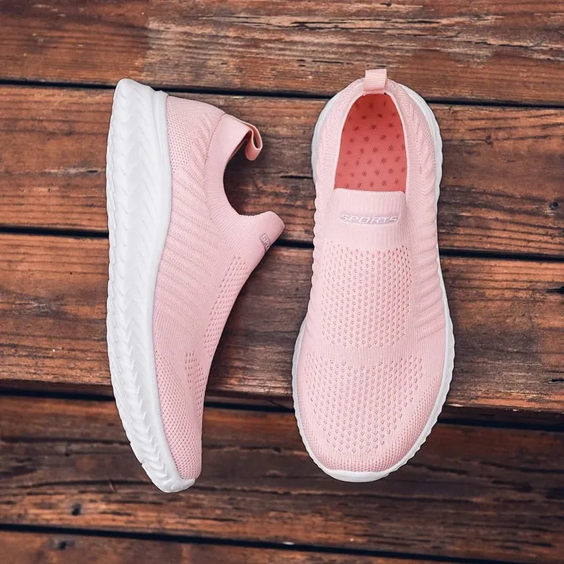 Men Vulcanize Shoes Mesh Men Shoes Lightweight Comfortable Men's Sneakers 2025 Autumn Fashion Slip On Flats Shoes Male Loafers — image 7
