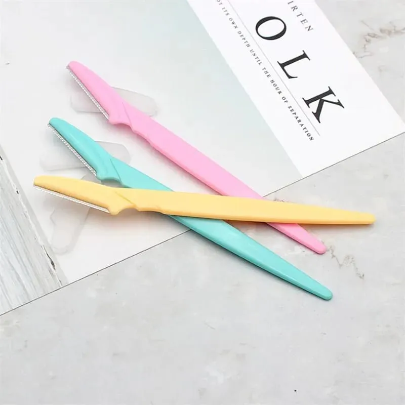 3 pcs/1PC Eyebrow Trimmer Face Eyebrow Hair Shaver Remover Blade Razor Epilator Eyebrow Shaping Makeup Beauty Tools For Women — image 2