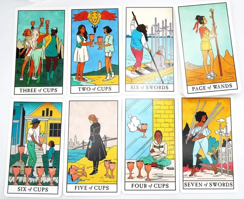 Modern Witch Tarot Deck English Version Tarot Card Deck Board Game PDF Guidebook Divination Fate for Women Girls Personal Use — image 5