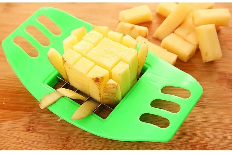 Stainless Steel Vegetable Potato Slicer Cutter Chopper Chips Making Tool Potato Cutting Fries Tool Kitchen Accessories E#CH — image 9
