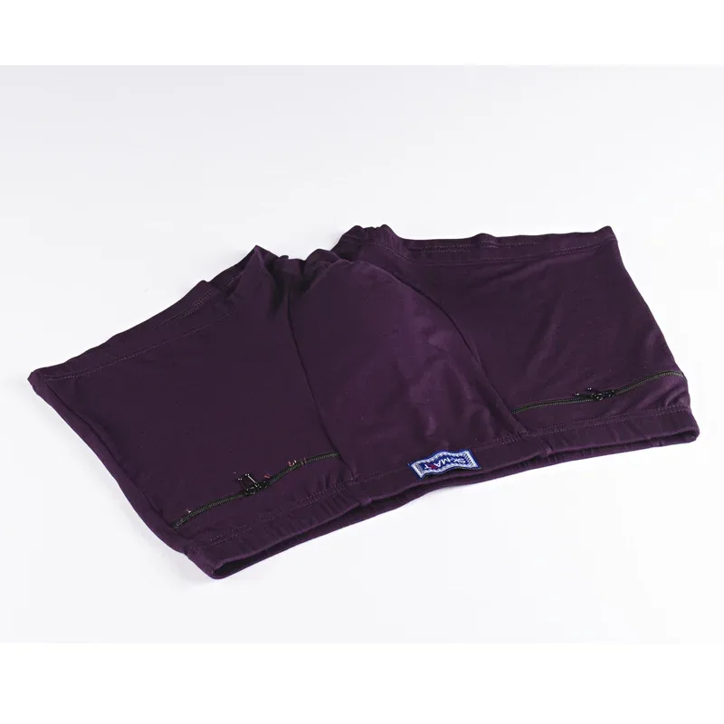 Double zipper Men's Anti-Theft Boxer Shorts with Zipper Pocket, Bottom Pants, Underwear, High Quality, modal