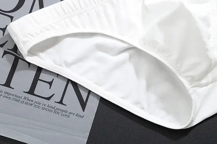 Roupa interior masculina cor sólida verão algodão cuecas masculinas shorts sexy briefs tamanho grande sem costura homem calcinha para homem