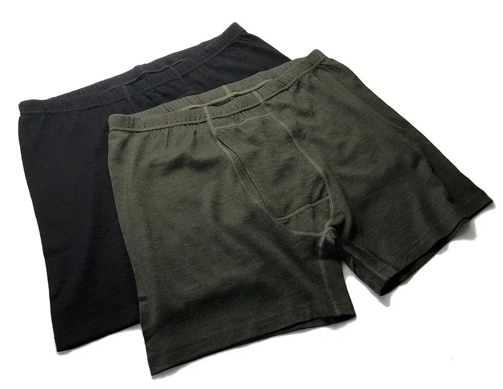 Men Underwear Men Boxer Brief Underpants 100% Merino Wool 9inch Performance Men Underwear Wicking Breathable Soft USA Size S-2XL — image 1