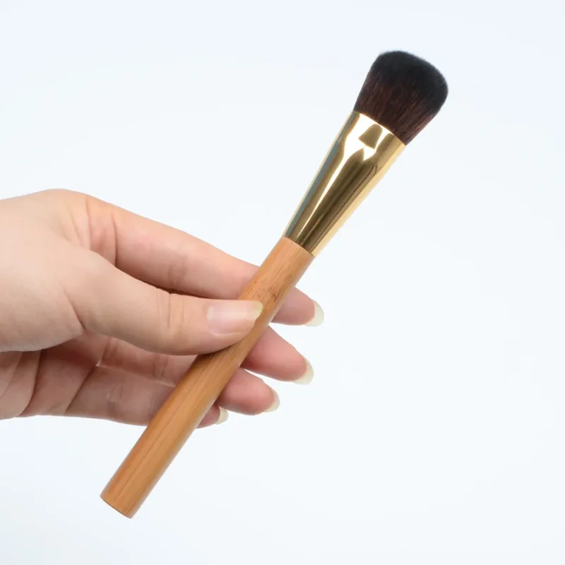 1pc Super Soft Powder Make up brushes Foundation Blusher makeup brush Shadow blending contour Professional High quality bamboo — image 12