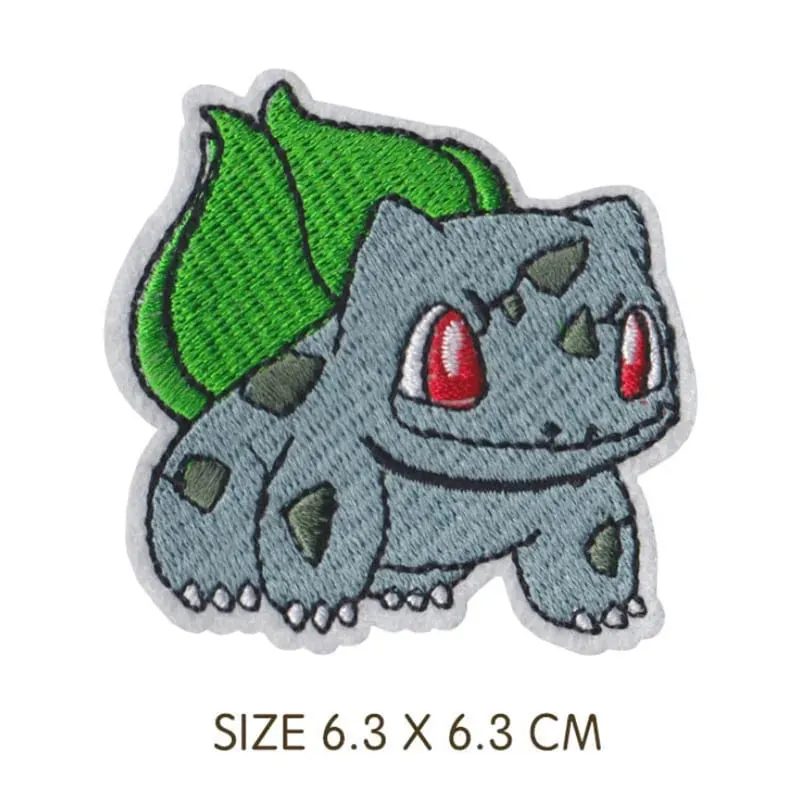 30 Style Cloth Patch Pikachu Charizard Clothes Stickers Sew on Embroidery Patches Applique Iron on Clothing Cartoon DIY Garment — image 6