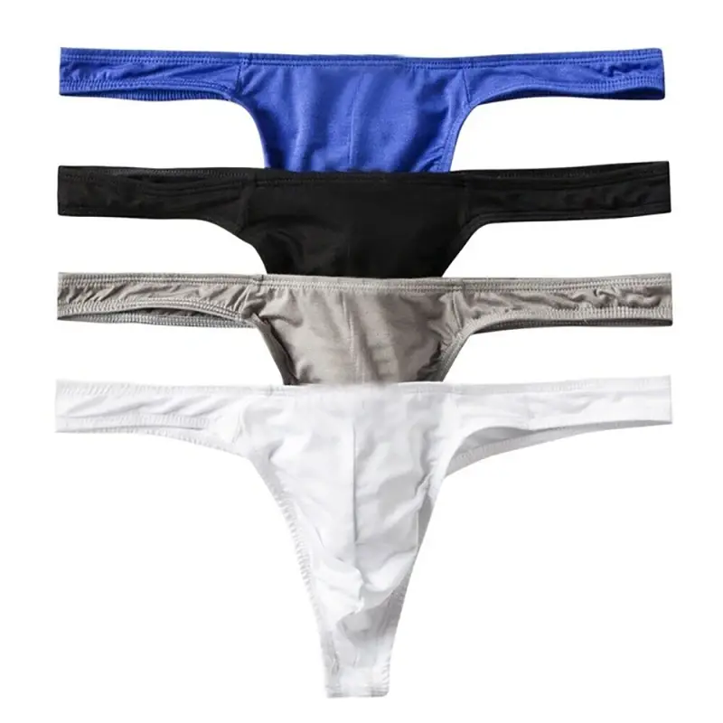 Modal Underwear Men Briefs Jock Strap Sexy Bugle Pouch Slip Homme Panties String Thongs Cueca Underpants Bikini Tanga Plus Size — image 6