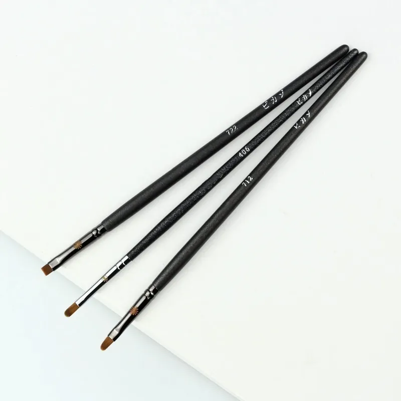 1pc Precision Eyeliner Beveled Concealer Makeup brushes tapered Eyelid Make up brush Flat liner liquid eyebrow 406 712 722 — image 3