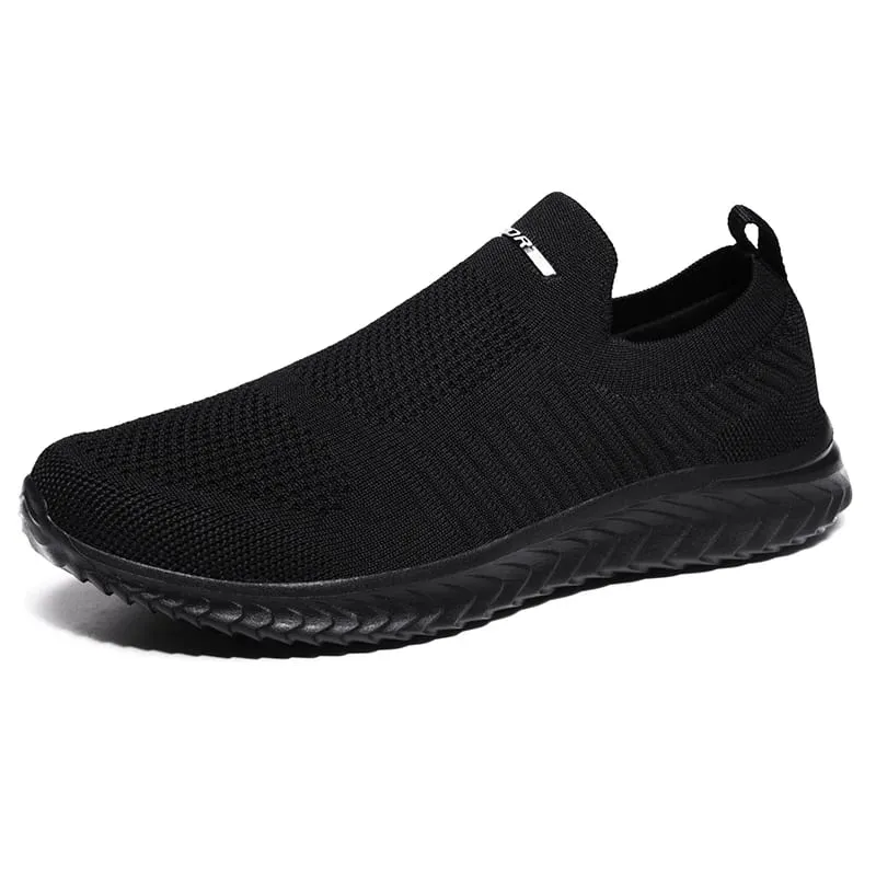 Men Vulcanize Shoes Mesh Men Shoes Lightweight Comfortable Men's Sneakers 2025 Autumn Fashion Slip On Flats Shoes Male Loafers — image 9
